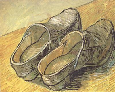 Vincent Van Gogh A pair of wooden Clogs (nn04) France oil painting art